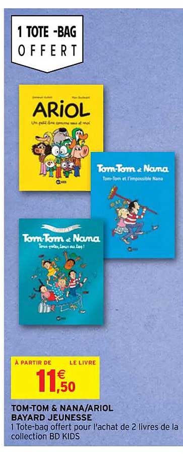 tom-tom & nana-ariol bayard jeunesse