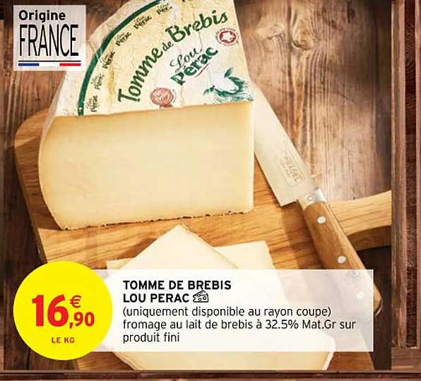 tomme de brebis lou pérac