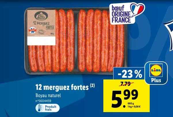 12 merguez fortes