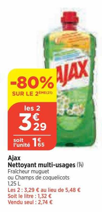 ajax nettoyant multi-usages