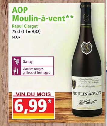 Aop Moulin-à-vent Raoul Clerget