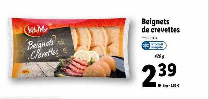 beignets de crevettes sol & mar