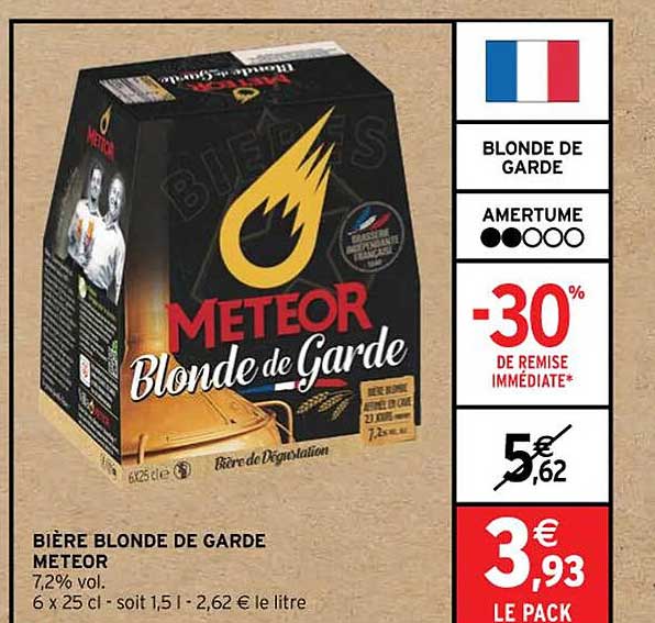 Bière Blonde De Garde Meteor