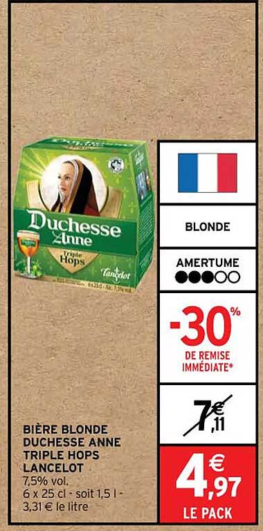 bière blonde duchesse anne triple hops lancelot