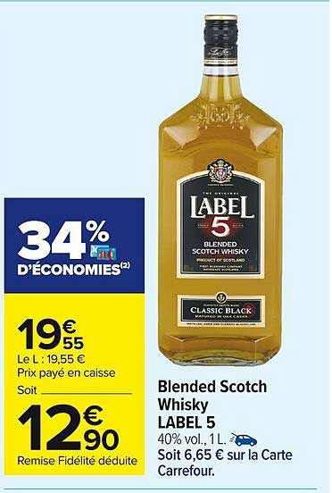 Blended Scotch Whisky Label 5
