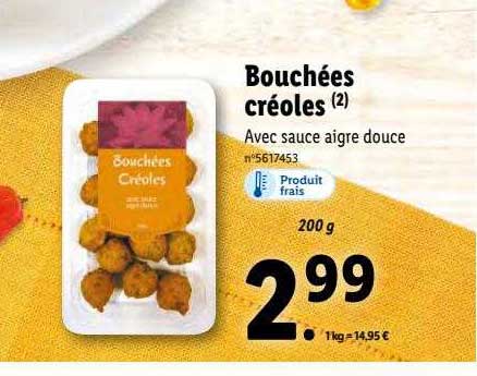 Bouchées Créoles