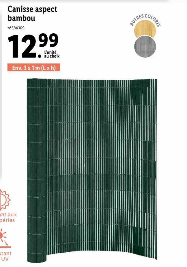 canisse aspect bambou