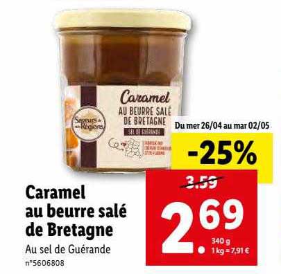 Caramel Au Beurre Salé De Bretagne Saveurs De Nos Régions
