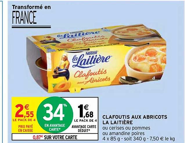Clafoutis Aux Abricots La Laitière