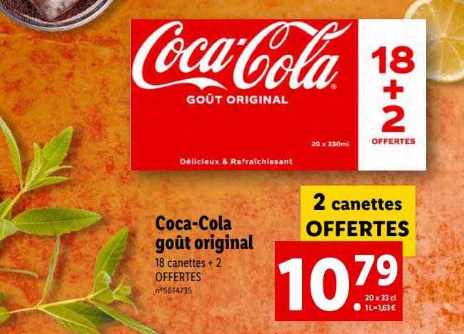 coca-cola goût original
