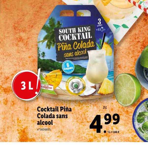 Cocktail Piña Colada Sans Alcool