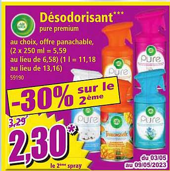 désodorisant pure premium air wick
