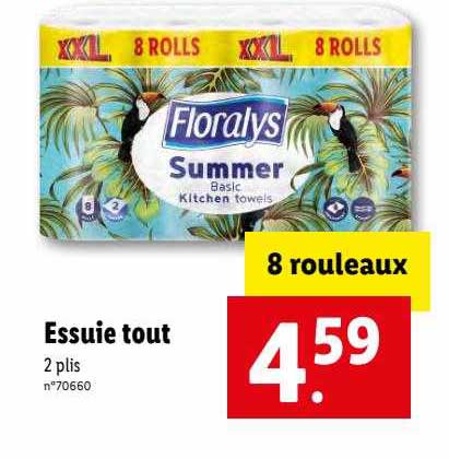 essuie tout floralys