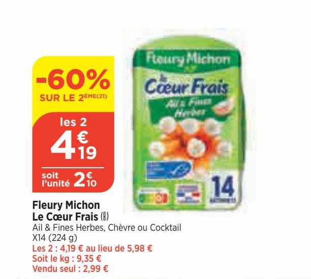 Fleury Michon Le Cœur Frais