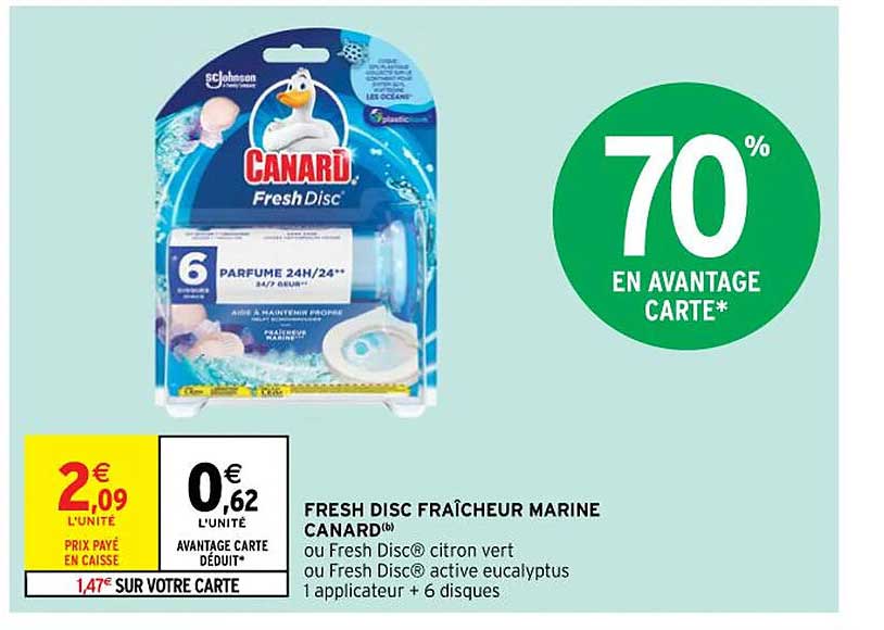 fresh disc fraîcheur marine canard