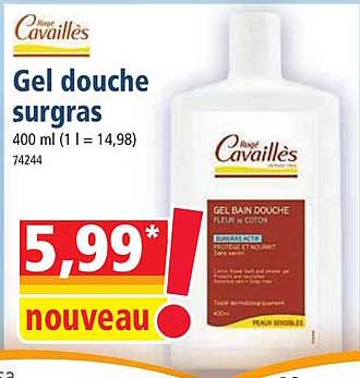 gel douche surgras cavaillès