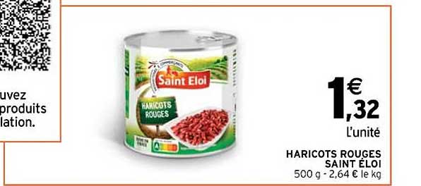 haricots rouges saint éloi