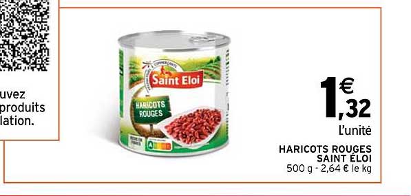 haricots rouges saint éloi