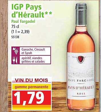 igp pays d'hérault paul fargadel