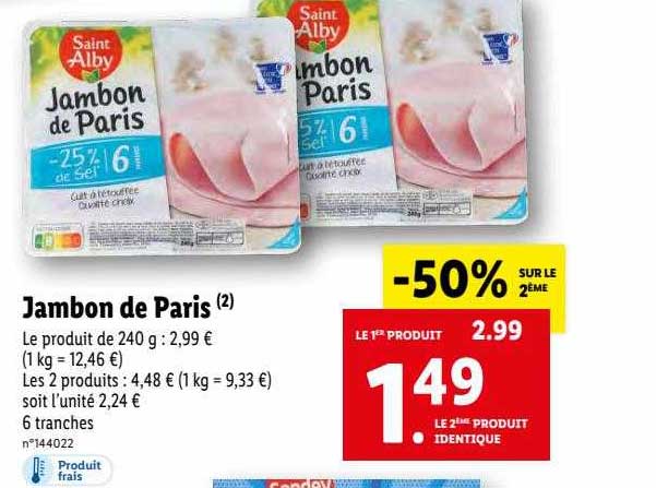 jambon de paris saint alby