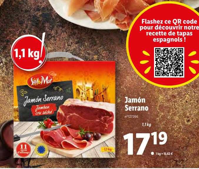 jamón serrano sol & mar