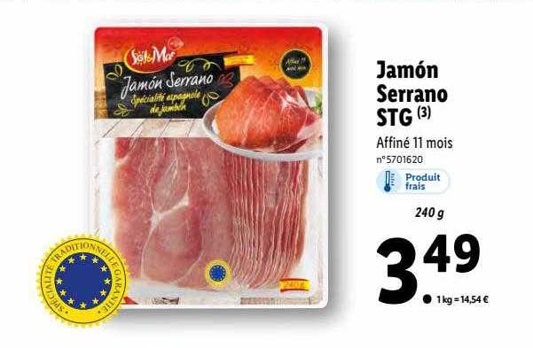 jamón serrano stg sol & mar