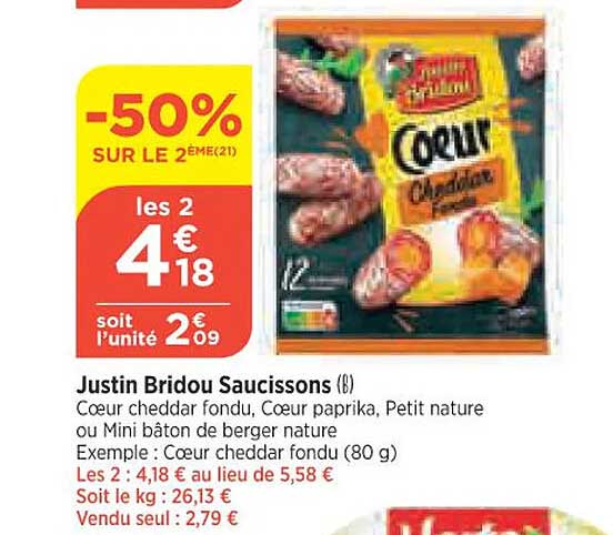 justin bridou saucissons