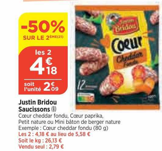 justin bridou saucissons