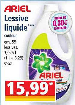 Lessive Liquide Ariel