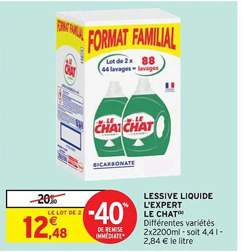 Lessive Liquide L'expert Le Chat