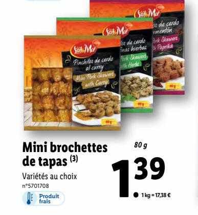 mini brochettes de tapas sol & mar