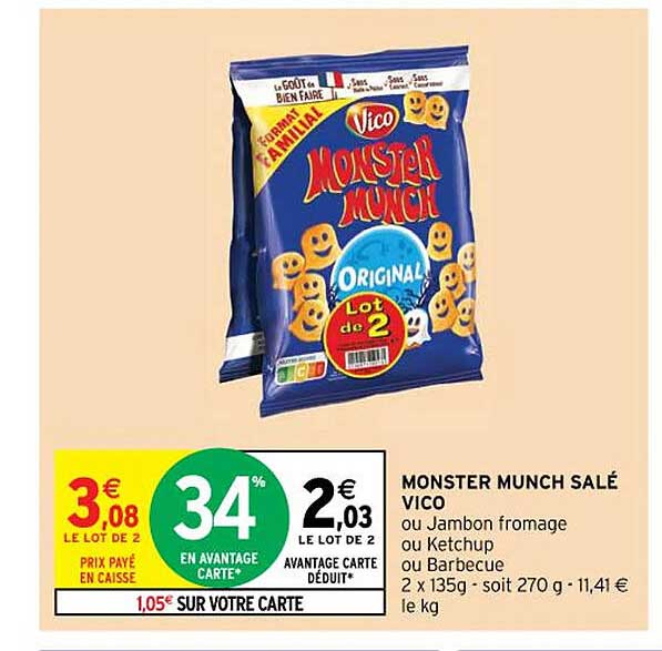 Monster Munch Salé Vico