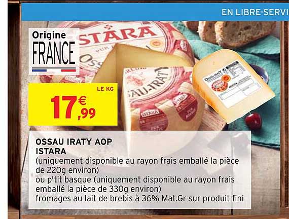 ossau iraty aop istara