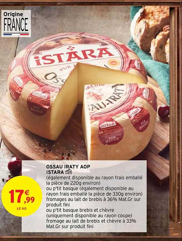 ossau iraty aop istara