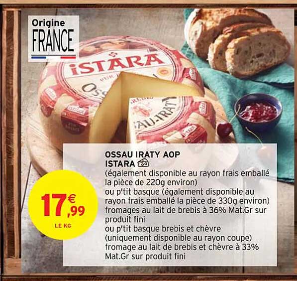 ossau iraty aop istara