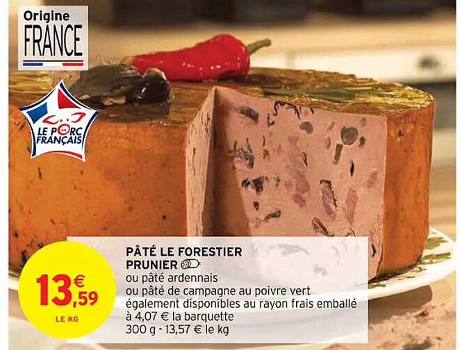 pâté le forestier prunier