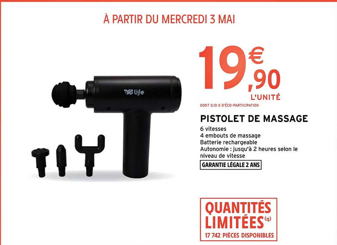 pistolet de massage