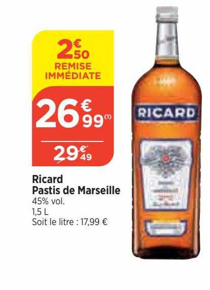 Ricard Pastis De Marseille