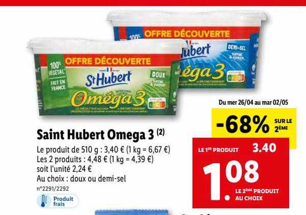 saint hubert oméga 3