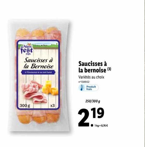 saucisses à la bernoise alpen fest