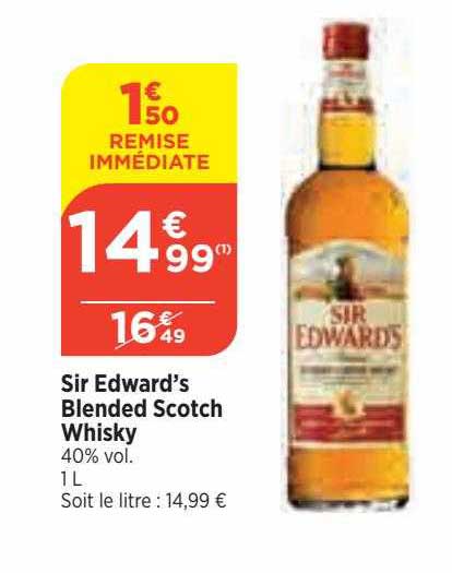 sir edward's blended scotch whisky