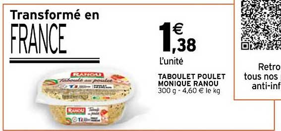 taboulet poulet monique ranou