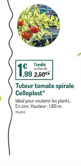 Tuteur Tomate Spirale Celloplast
