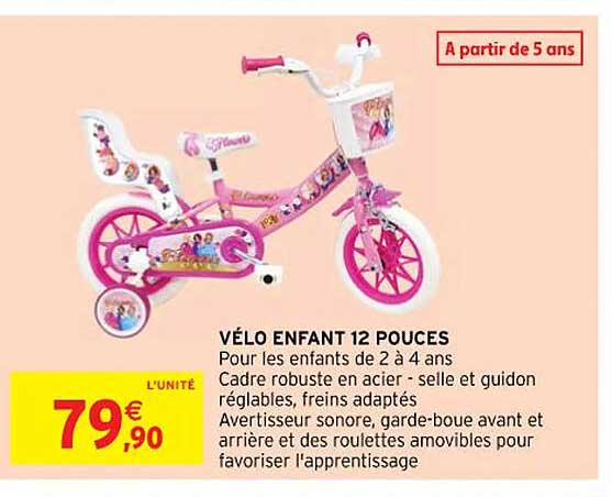 vélo enfant 12 pouces