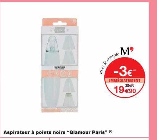 aspirateur à points noirs "glamour paris"