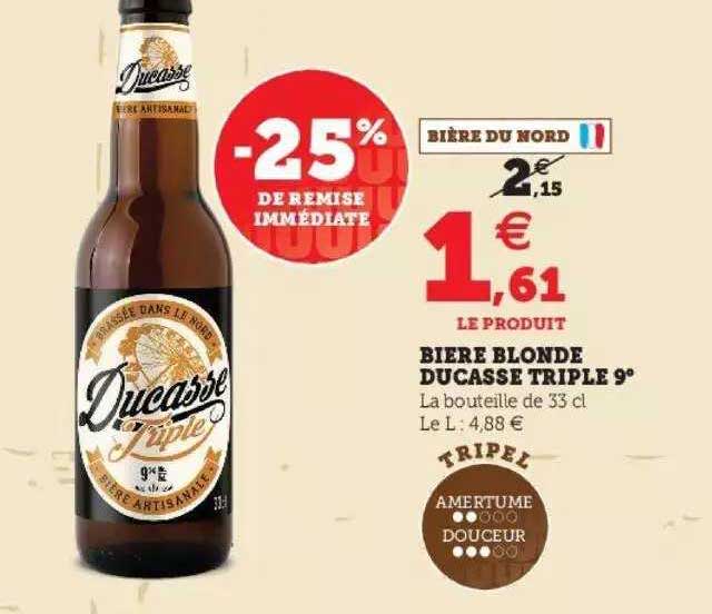 bière blonde ducasse triple 9°