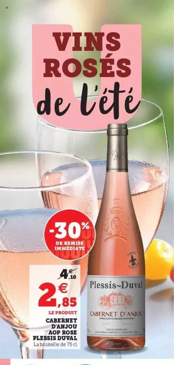cabernet d'anjou aop rose plessis duval