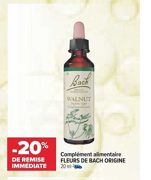 complément alimentaire fleurs de bach origine