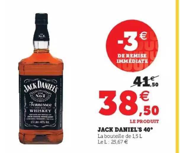 jack daniel's 40°