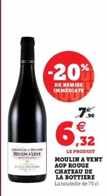 moulin à vent aop rouge château de la bottière